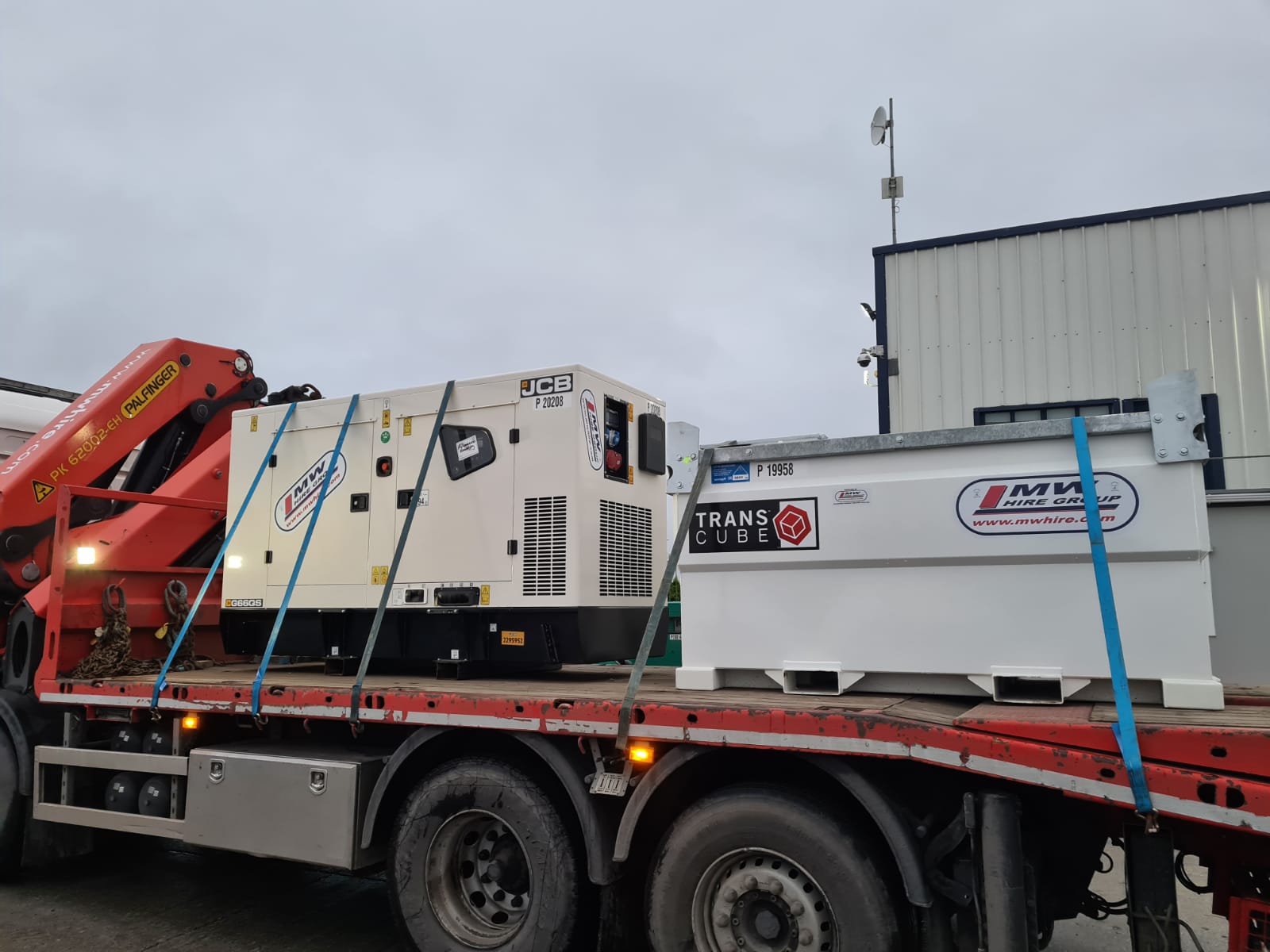 New 3000 Western fuel tank...SOLD...and a rental spec 66 KVA JCB